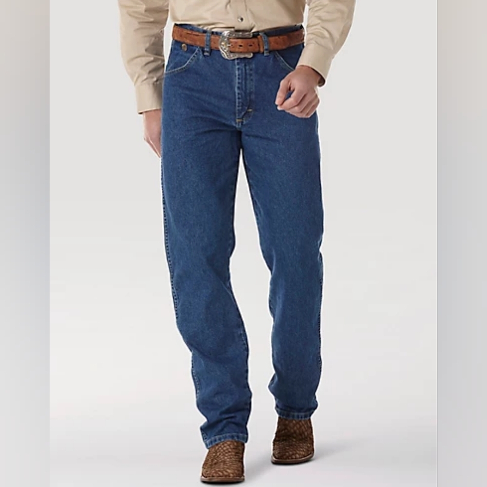GEORGE STRAIT COWBOY CUT RELAXED DENIM JEANS 36 X 34